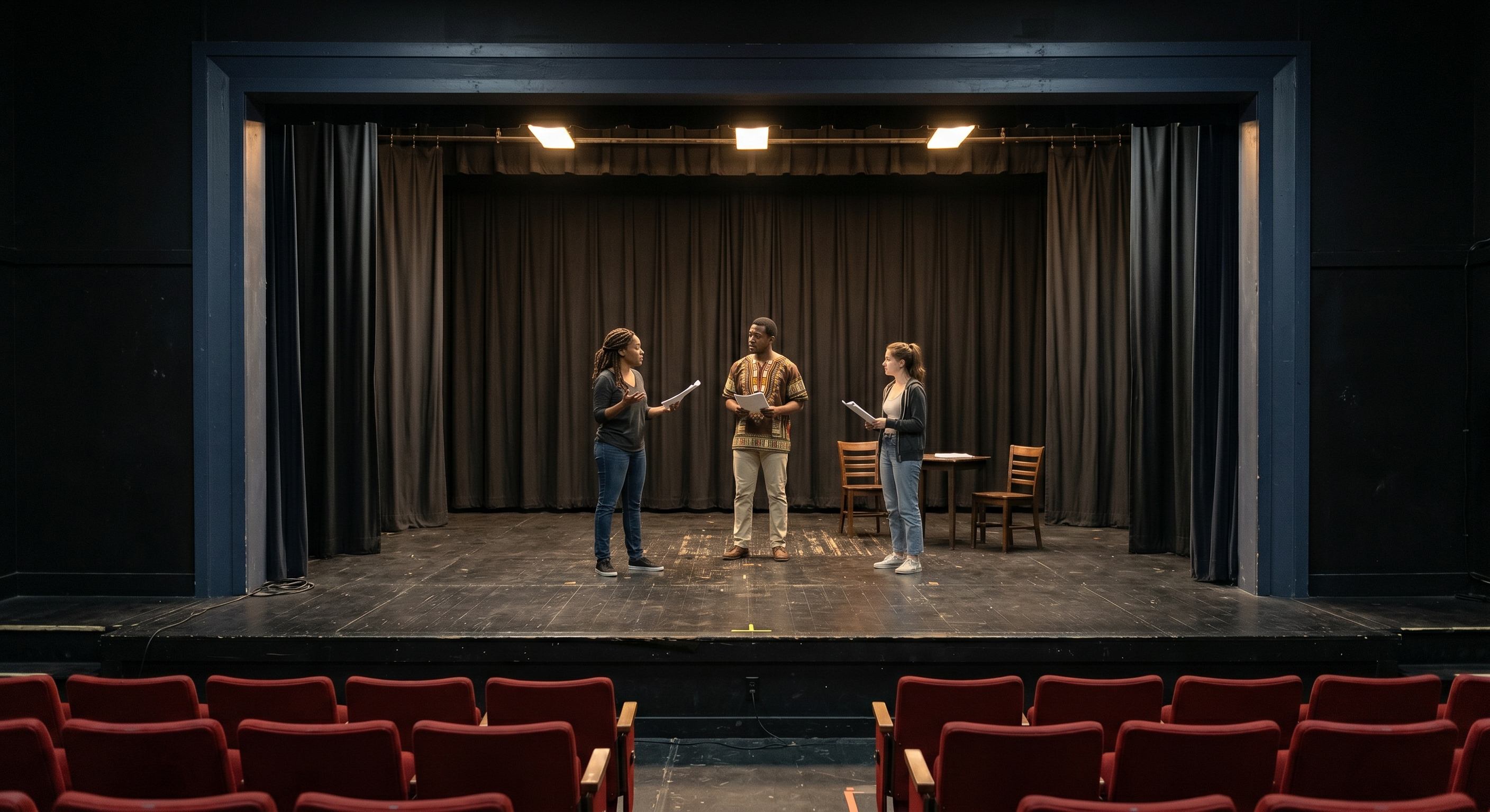 Crown Jewel Theatre stage with performers